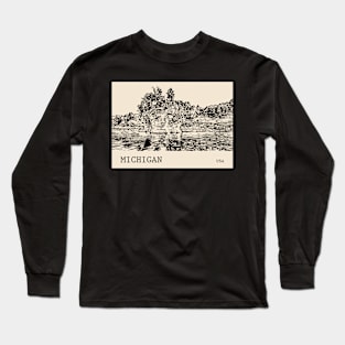 Michigan USA Long Sleeve T-Shirt